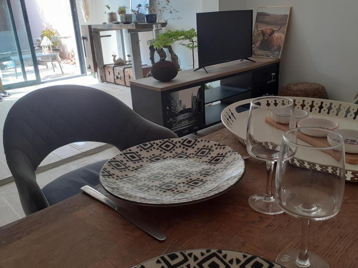 Loft Avec Clim, Parking Et Jardin Proche De La Mer Villa Sauvian Buitenkant foto