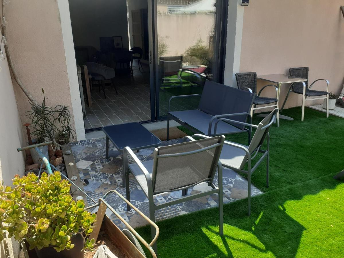 Loft Avec Clim, Parking Et Jardin Proche De La Mer Villa Sauvian Buitenkant foto